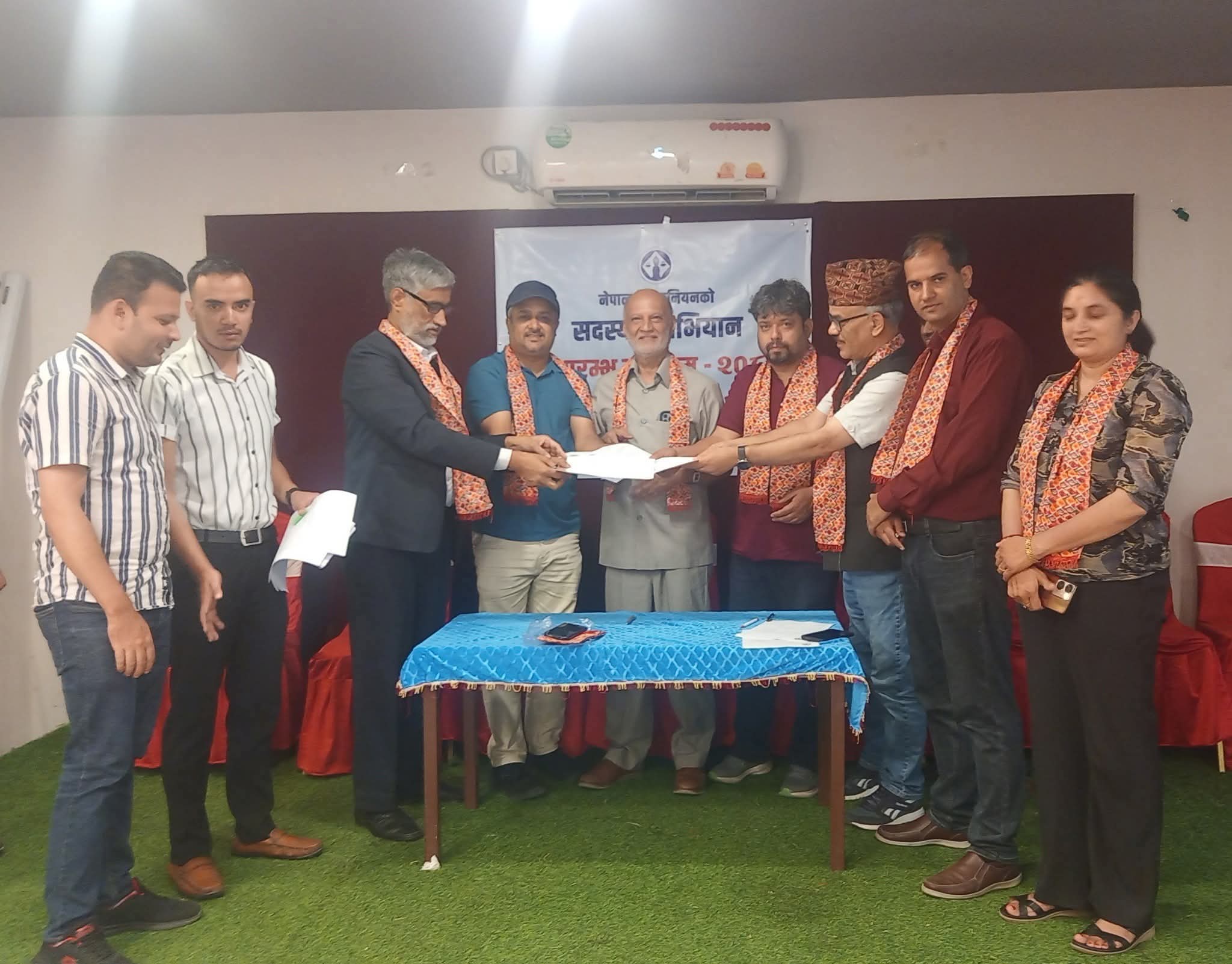 प्रेस युनियनको ‘१०० दिने सदस्यता विशेष अभियान’ सुरु
